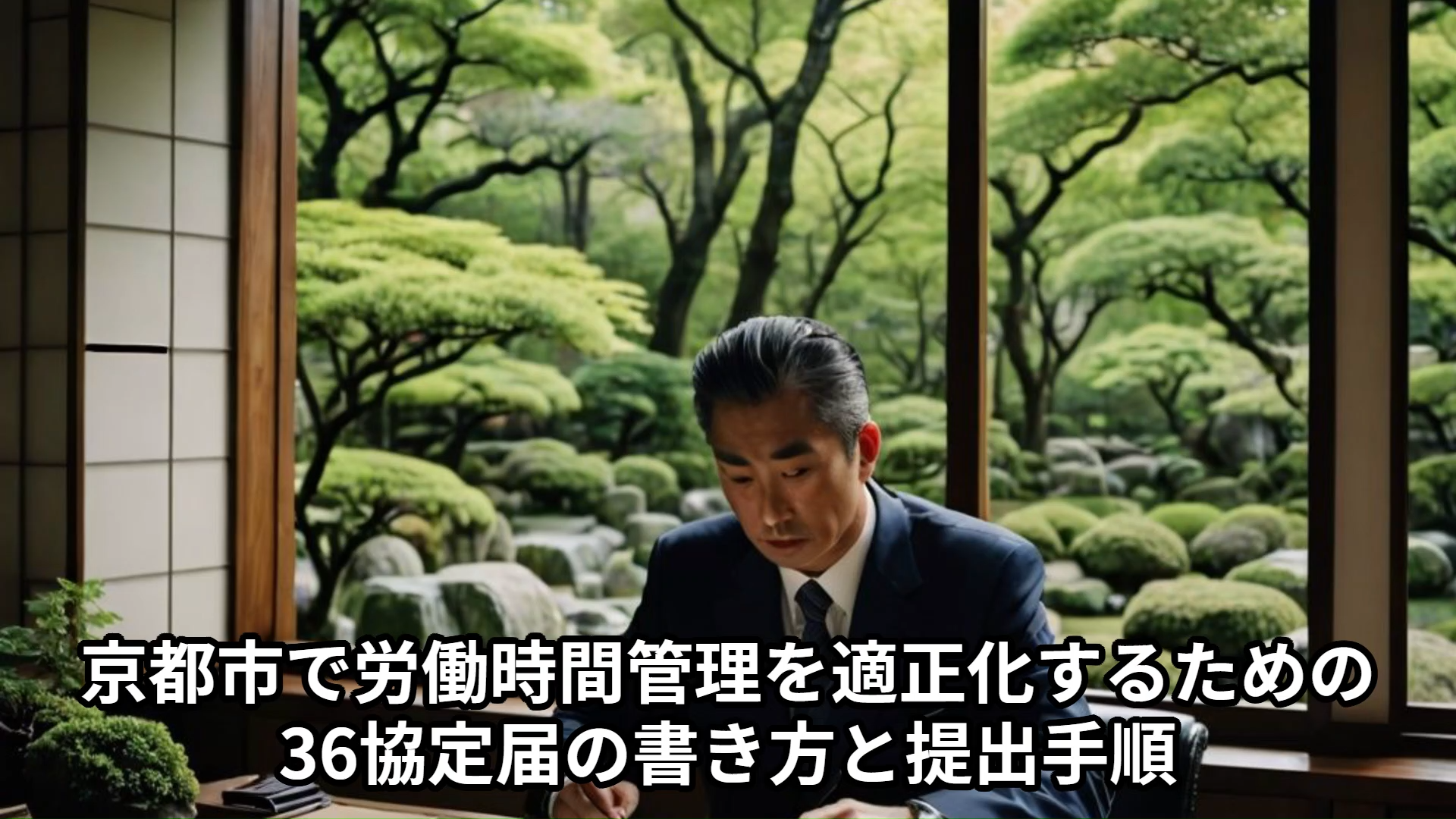 京都市で労働時間管理を適正化するための36協定届の書き方と提出手順
